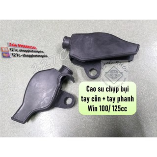 Cao su chụp bụi tay côn + tay phanh win 100/ 125cc