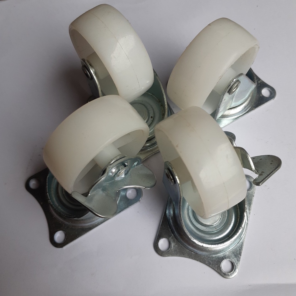 Bánh Xe Nhựa Cố Định và Xoay 360