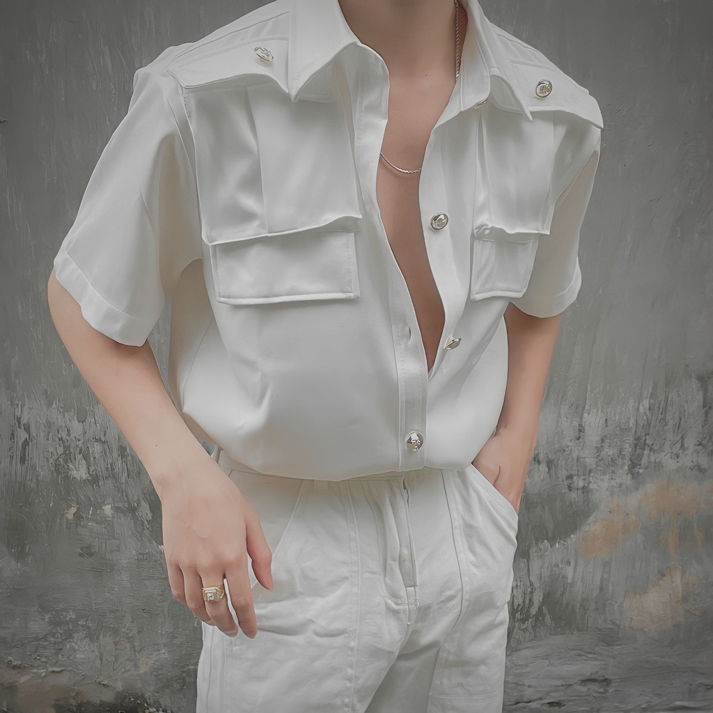 Mẫu sơmi nam cộc tay hàn quốc siêu phầm mùa hè s43