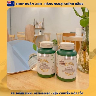 Tinh dầu hoa anh thảo hữu cơ pháp nat & form, hàng chuẩn pháp, 200 viên tinh dầu hoa anh thảo lưu ly, date 2025