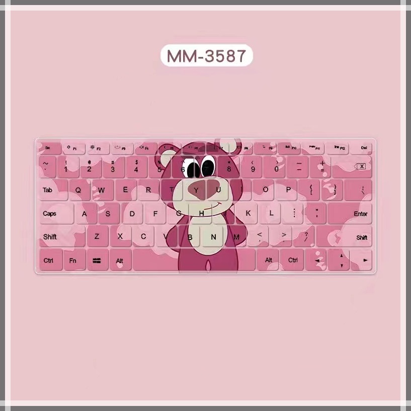 Miếng che bàn phím hoạt hình chống nước cho MacBook M2 Air13 .3 A2179 2018 Pro 13 touch bar A1932 A1466 A1708 Reina13