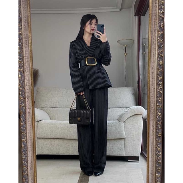 160 vest kẻ