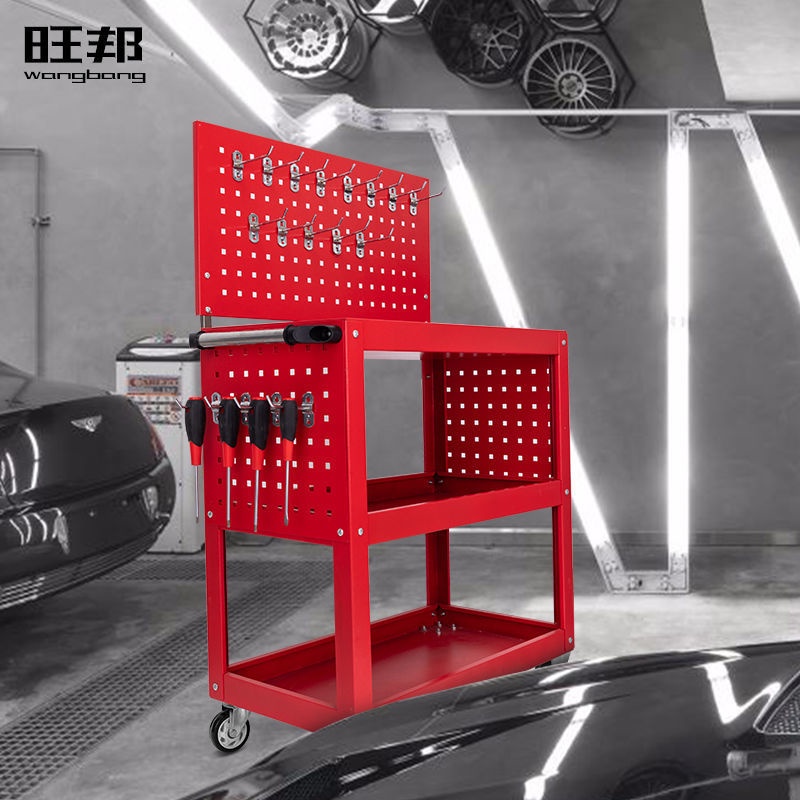 Phần Cứng Xe Đẩy Dụng Cụ Ba Tầng Linh Kiện Sửa Chữa Ô Tô Đa Chức Năng Tủ Di Động Giá Để Đồ