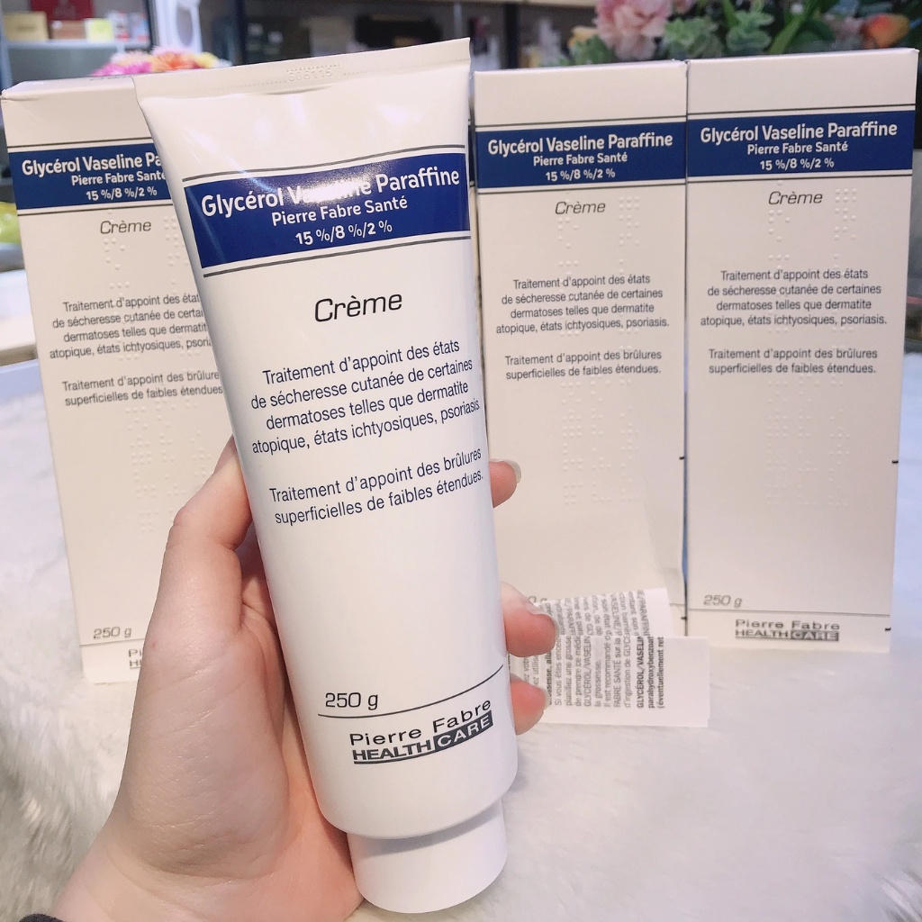 Kem Dưỡng Da Chống Nẻ Dexeryl Crème 250g Pháp - Nẻ Chàm Glycerol Vaseline Paraffine Creme Chính Hãng