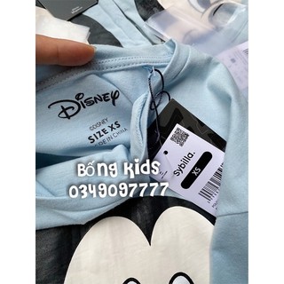 Áo Phông Nữ Mickey Xanh Trời DN