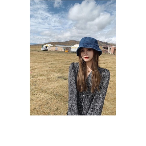 Mũ Nón Bucket Denim Dày Dặn