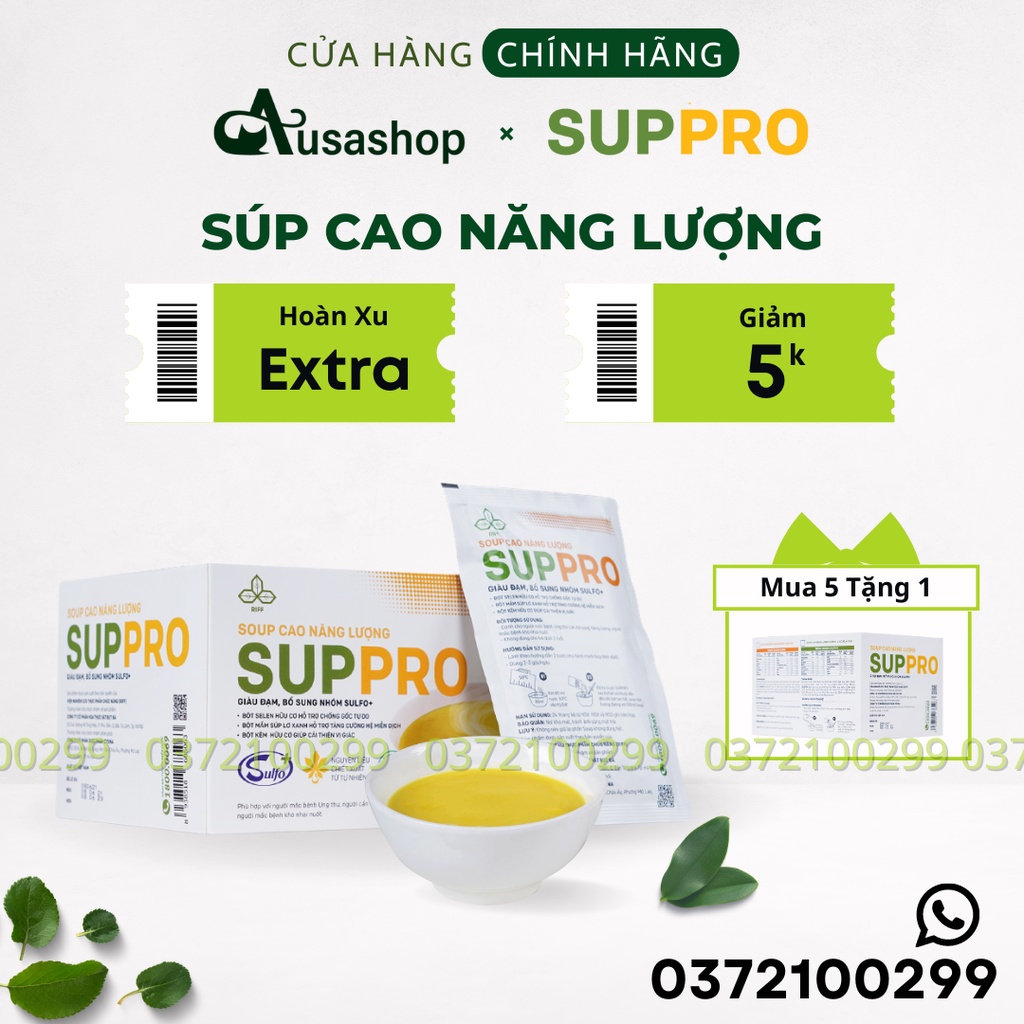 Suppro - Soup Cao Năng Lượng Cho Bệnh Nhân U Bướu