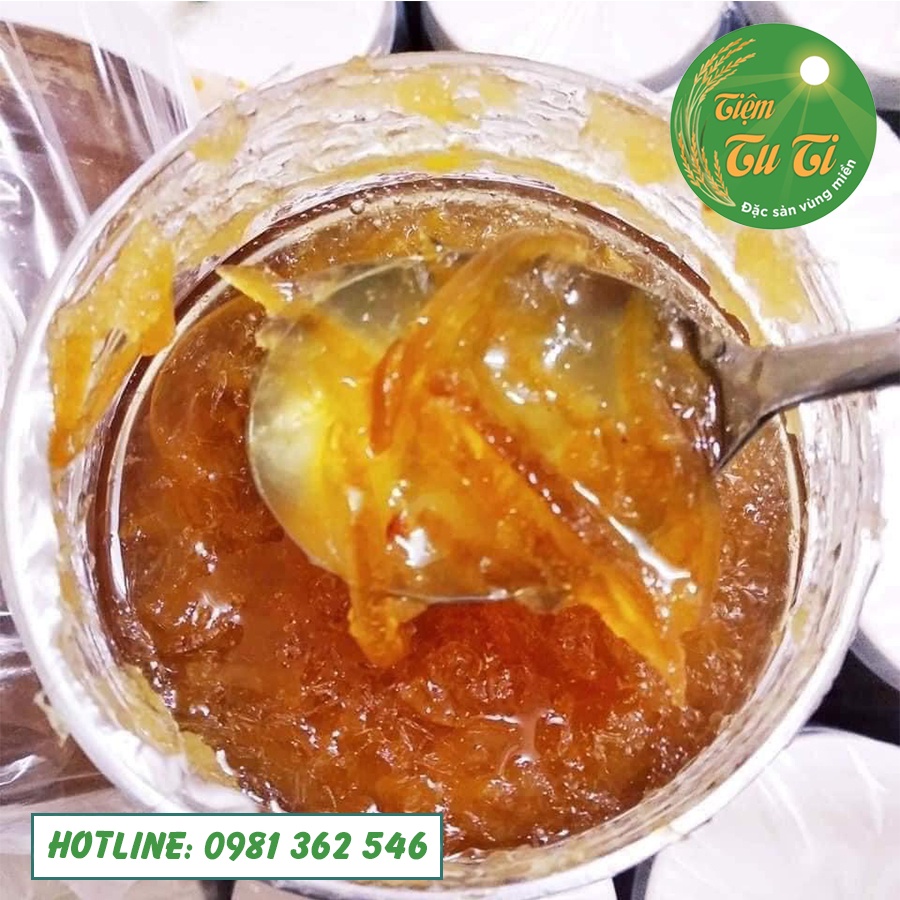 CHANH MUỐI ĐƯỜNG PHÈN hũ 1kg - Ngọt Thanh Mát