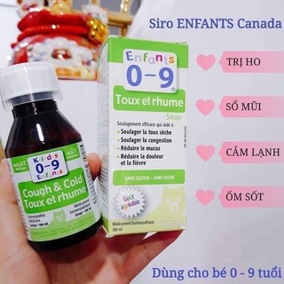 Siro Ho Và Cảm Lạnh Cough & Cold Canada(0-9Y)