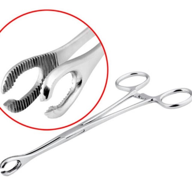 Kẹp xỏ khuyên đầu tròn