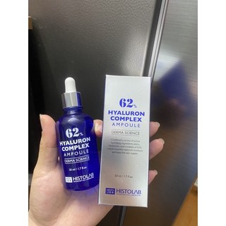 Tinh chất cấp ẩm phục hồi sáng da chống lão hóa histolab 62% hyaluron complex ampoule 50ml