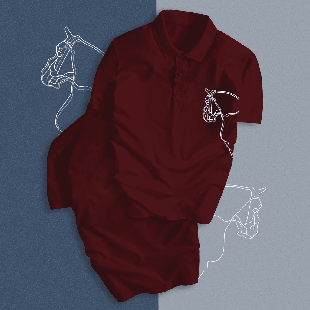 Áo thun nam Polo Ngựa Chiến Chất Cotton Pique Cao Cấp Sang Trọng Thanh Lịch Chuẩn Form