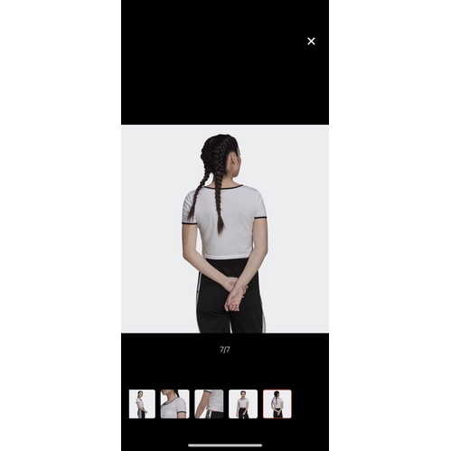 Áo thun dáng lửng adidas chính hãng