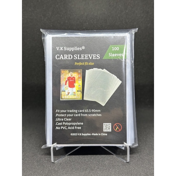 Sleeve bảo vệ thẻ sưu tập V.K Supplies® (100 miếng)