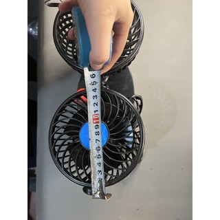 Quạt đôi to mitchel 12v 24v dùng cho xe ô tô