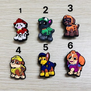 Sticker / jibitz / charm chó cứu hộ trang trí dép sục, dép crocs