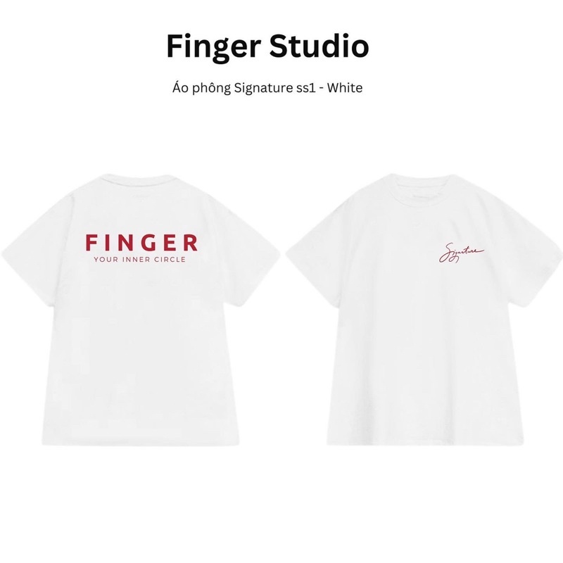 Áo thun Signature Finger Studio