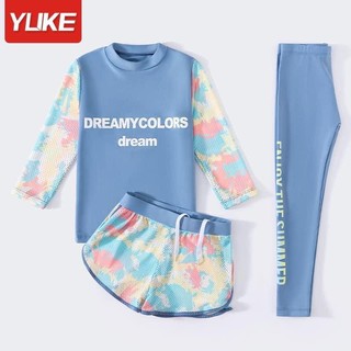 Bộ bơi 3pc ylike ( áo + quần soc + quần dài)