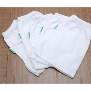 SET 10 quần ngắn trắng sơ sinh Bossini 100% cotton