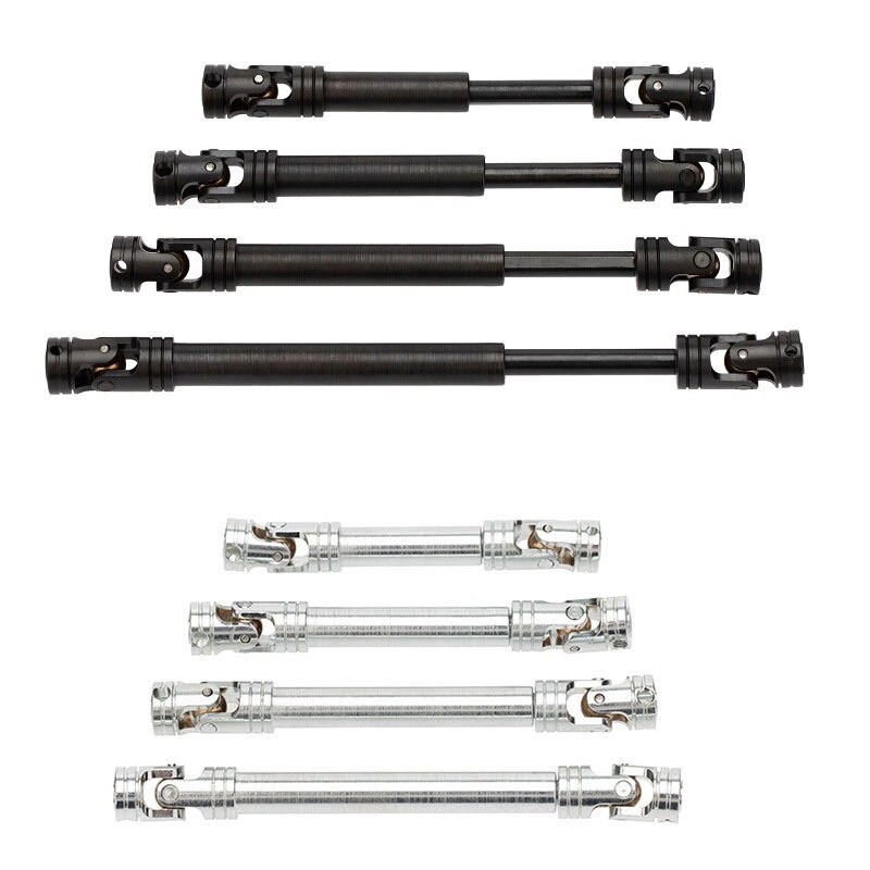 Trục cardan/Trục truyền động kim loại 110mm-160mm,112mm-152mm,57mm-70mm,82mm-110mm scx10 D90 MN99s Wpl D12 B36