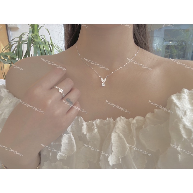 Dây chuyền hình bướm bạc s925 - HuongGiangSilver