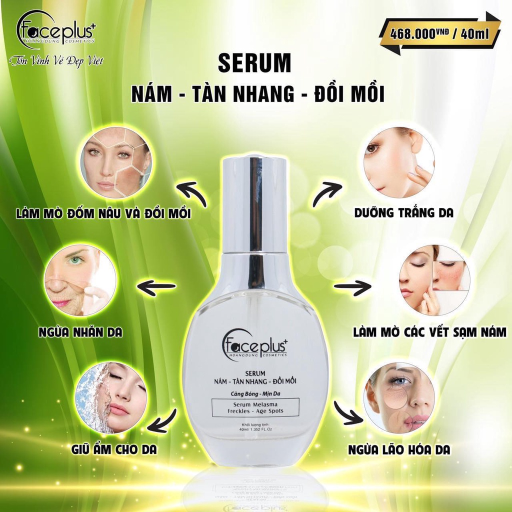 Serum nám tàn nhang đồi mồi Faceplus+ 40ml căng bóng mịn da