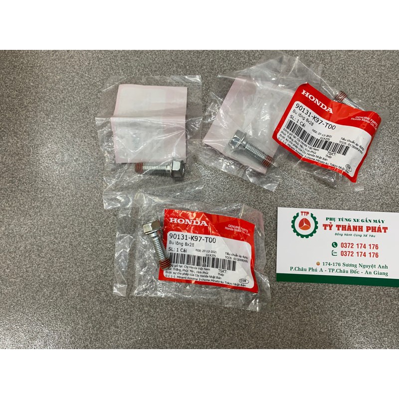 Ốc 8 ly 28 heo dầu PCX 18 zin Honda