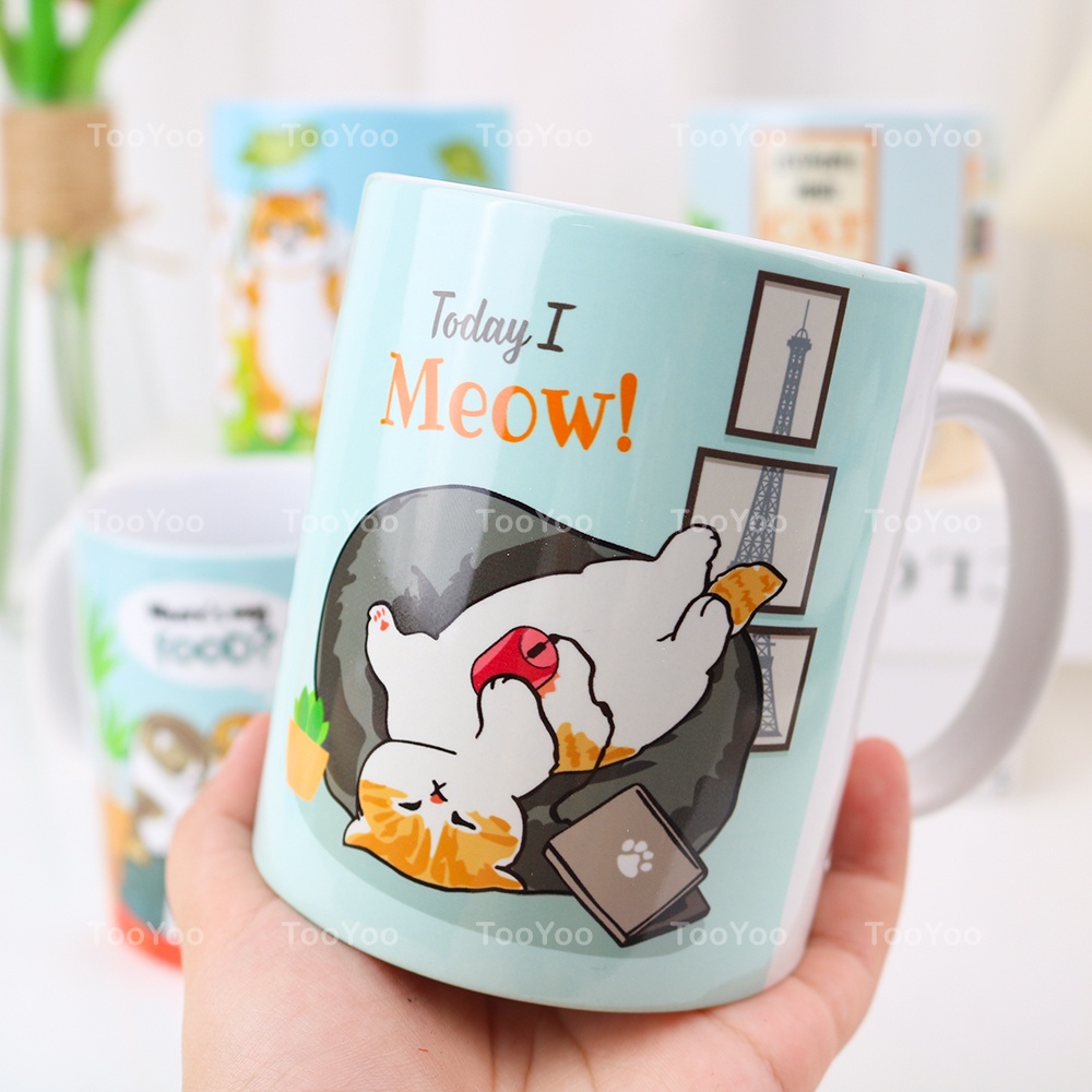 Ly sứ mèo dễ thương cute TooYoo TY0351