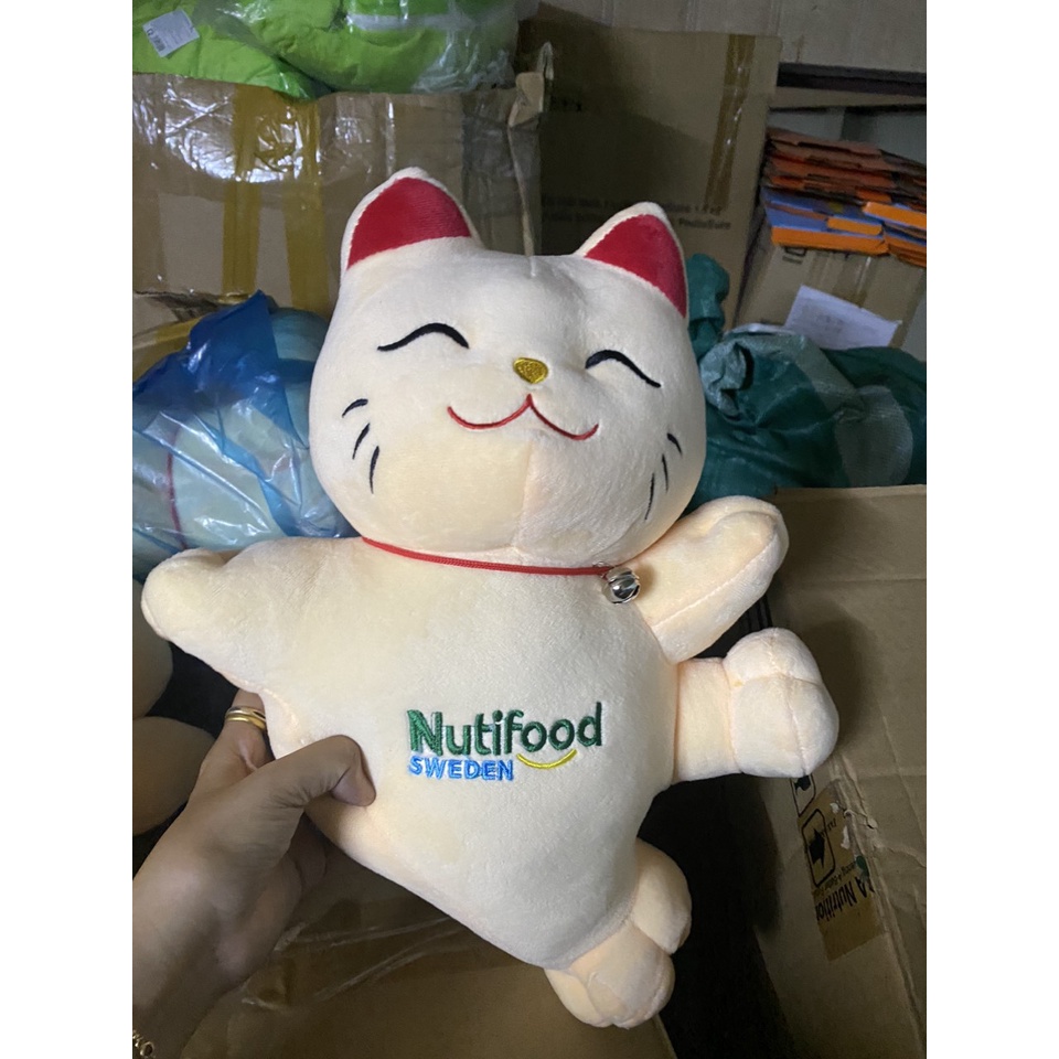 GẤU BÔNG MÈO THẦN TÀI QUÀ TẶNG SỮA NUTIFOOD