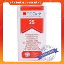 Que thử đường huyết Ogcare 25 que - Chính hãng TẶNG 10 KIM LẤY MÁU