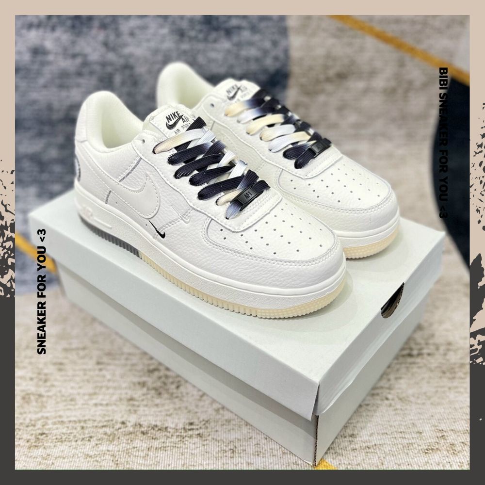 Giày_Nike AF1 Nam Nữ, Giày Air Force 1 Dây Thừng + Âm Dương Hàng Đẹp Full Box Bill - BIBI