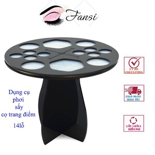 Giá phơi cọ trang điểm 14 lỗ tiện dụng - fsps14