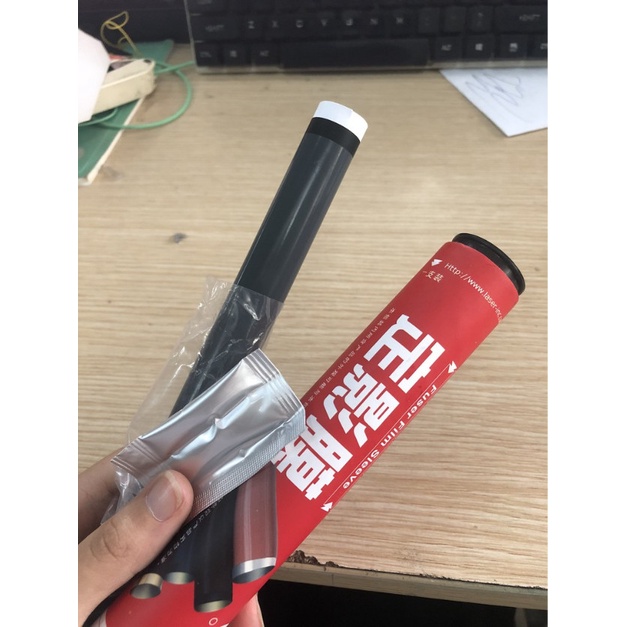 Bao Lụa sấy máy in Lazer canon 2900 3000 3100 3050 3300 HP 1020 1010 2035 2055 12A - Lụa ống VỎ ĐỎ canon 2900