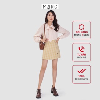 Áo nữ MARC FASHION kiểu tay dài cột nơ cơ bản CBMX028821