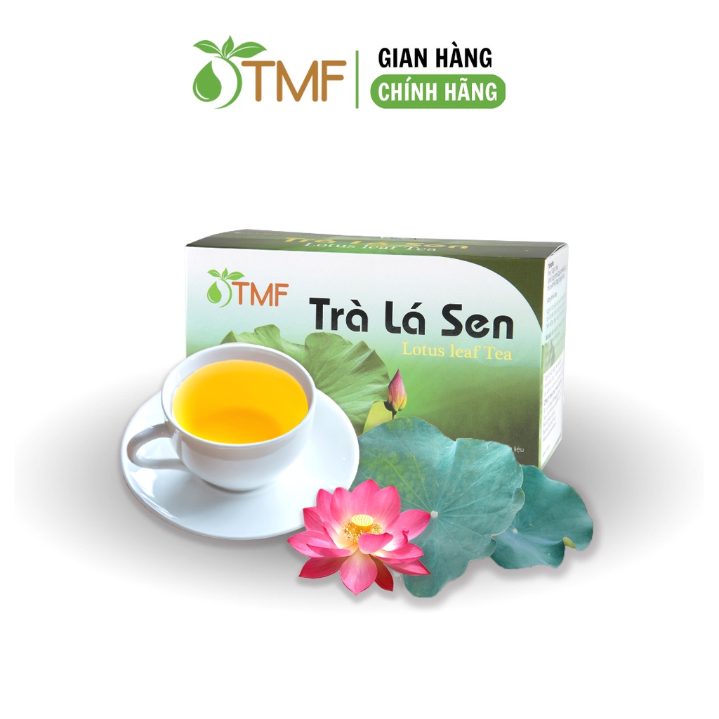 Trà lá sen túi lọc an thần ngủ ngon giảm cân 20 gói TÂM MINH FOODS TMF