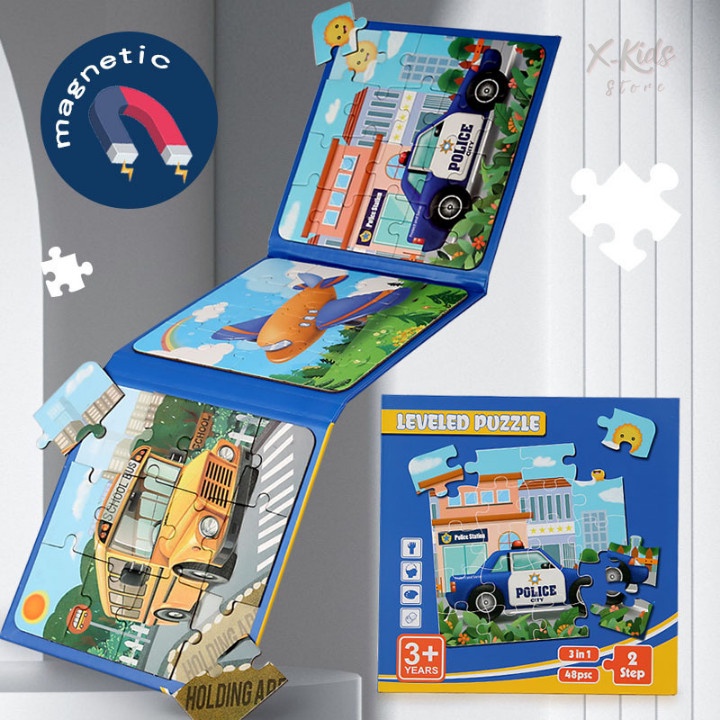 ✨ ✨Sách Đồ Chơi Ghép Hình Giáo Dục Nhận Biết Sớm Cho Bé Từ 2 - 5 Tuổi, Đồ Chơi Xếp Hình - X-kid Store