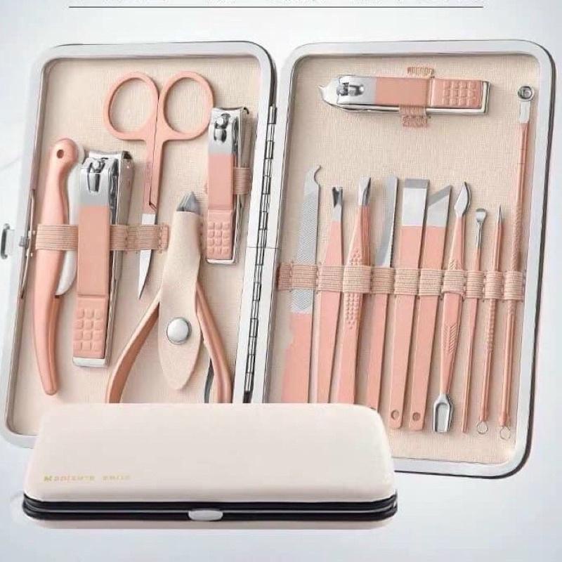 Bộ bấm móng tay 18 món đa năng - Bộ kềm cắt móng tiện lợi cho gia đình