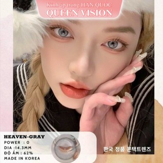 Kính áp tròng Queen Vision Heaven Gray