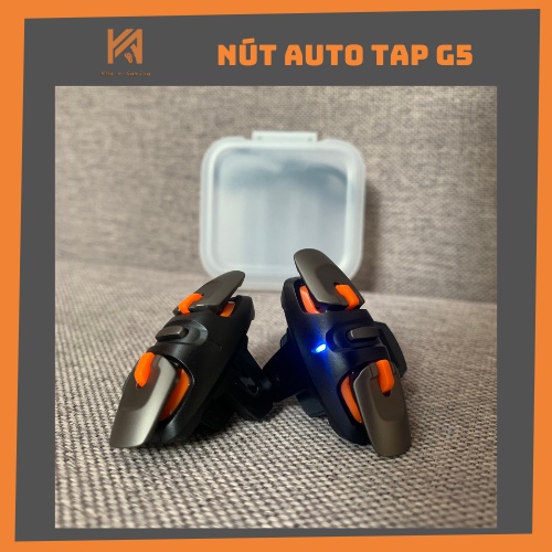 Nút bắn AUTO TAP G5 chơi PUBGM, FF, CODM kim loại cực ngầu. Pin trâu, độ chính xác cao