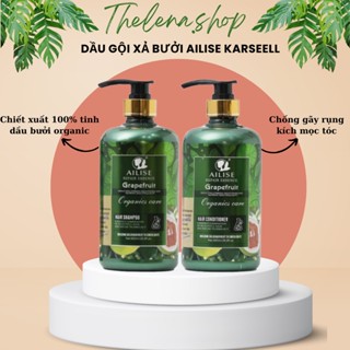 Dầu gội xả bưởi Grapefruit AILISE 850ML giảm chống rụng tóc kích mọc tóc phục hồi tóc hàng chính hãng