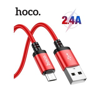 Cáp sạc Hoco X89 Micro sạc nhanh 2.4A dây dù chống đứt dài 1M cho Android