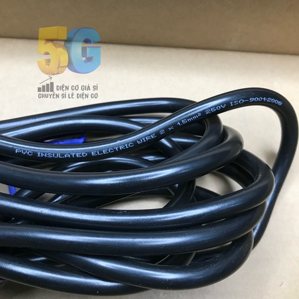 Dây Nguồn 3m Và 5m 2x1.5 Thay Thế Cho Máy Khoan - Máy Mài - Máy Cắt Hoặc Mục Đích Khác LOẠI TỐT