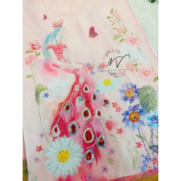 Áo dài Ngọc Nữ thiết kế tiêu thư sang chảnh phù hợp đi chụp ảnh đi chơi An Lạc