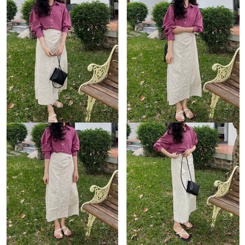 Sơ mi xuất Hàn IMISS 12 màu  60005
