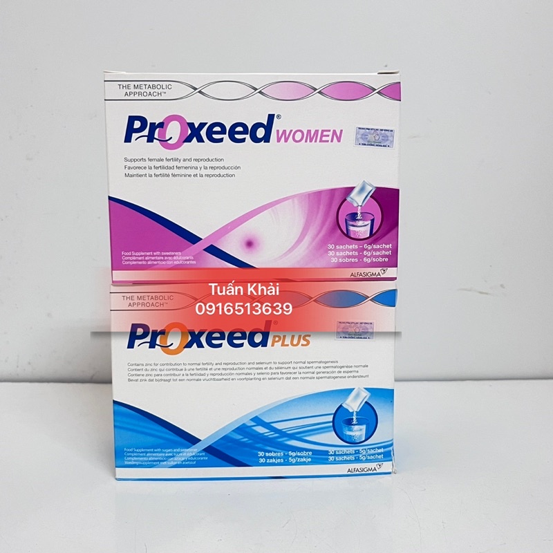 PROXEED WOMEN HÀNG CHÍNH HÃNG, BỔ TRỨNG SỐ 1 TĂNG KHẢ NĂNG THỤ THAI - Hộp 30 gói