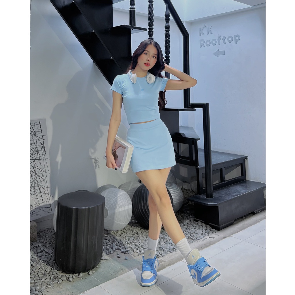 Váy Thun Trơn Nữ Nhiều Màu Chất Liệu Cotton Dày Dặn Đẹp 2AM