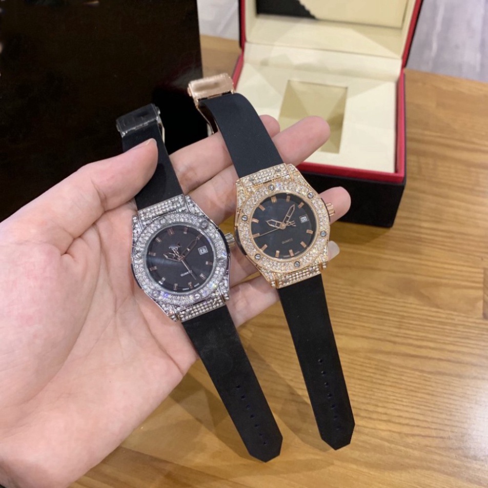 Đồng hồ HB601 nam, size 42-36 mm, dây thơm, hàng cao cấp, có bảo hành