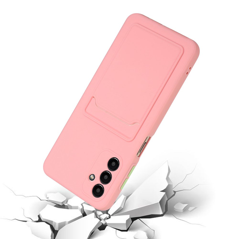 Ốp Điện Thoại Mềm Có Ngăn Đựng Thẻ Bảo Vệ Toàn Diện Cho Samsung Galaxy A04S A12 A13 A14 A52 A53 A72