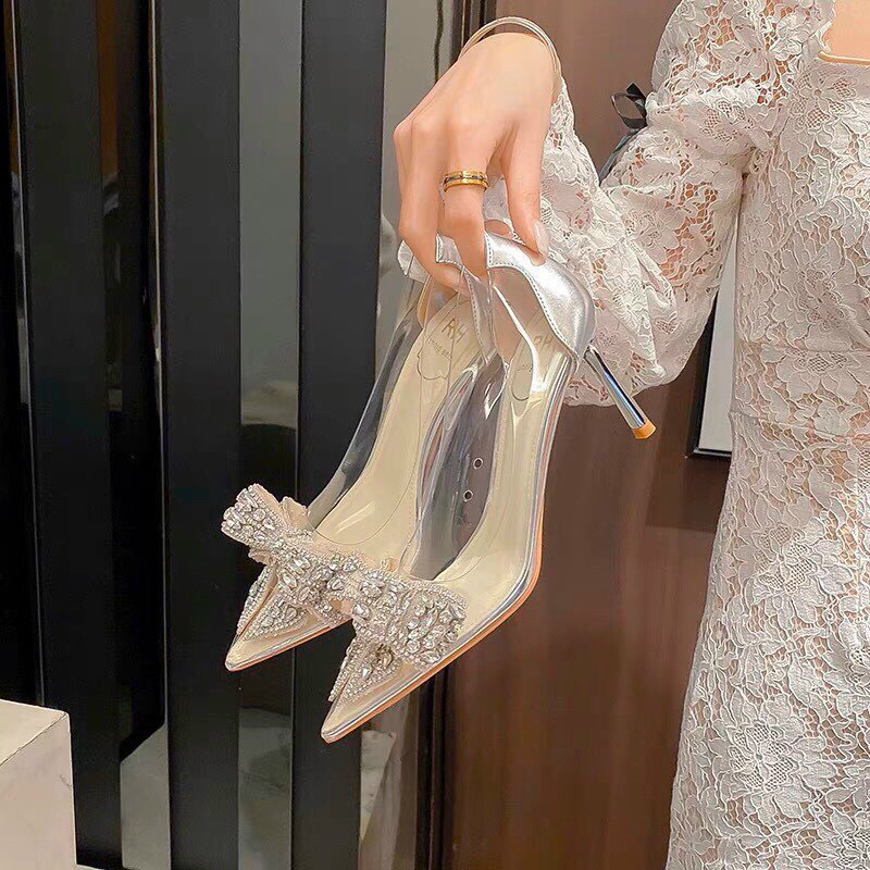 Giày mica nơ đá siêu đẹp, hàng quảng châu cao cấp. Hàng có sẵn. FORM NHỎ TĂNG 1 SIZE