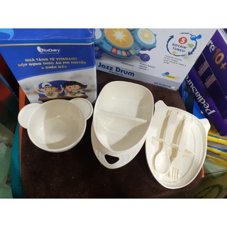 Bộ chén ăn dặm lúa mạch phi thuyền Quà tặng từ Vitadairy